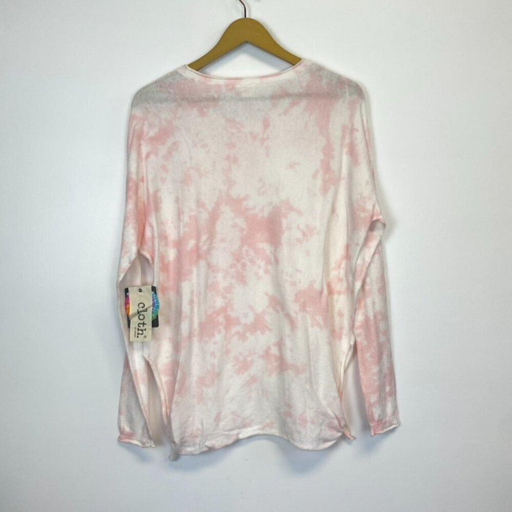 NWT Cloth by Design Pink Tie Dye Knot Tunic Top - Picture 9 of 10
